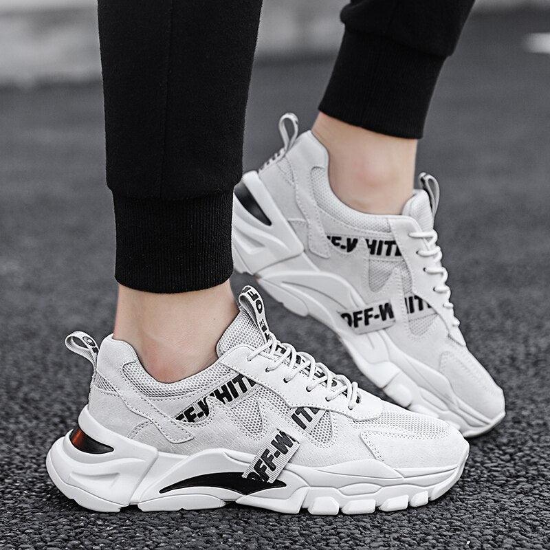 Men Spring Summer Breathable High Top Walking Sports Sneakers