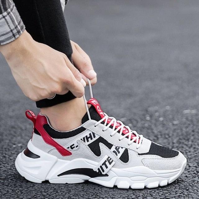 Men Spring Summer Breathable High Top Walking Sports Sneakers