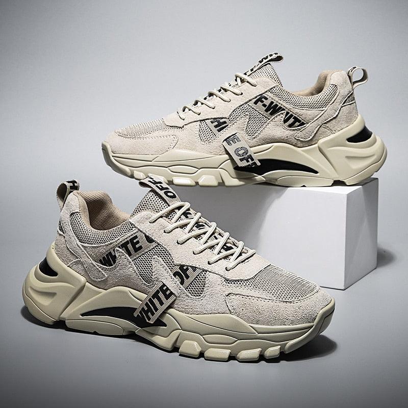 Men Spring Summer Breathable High Top Walking Sports Sneakers