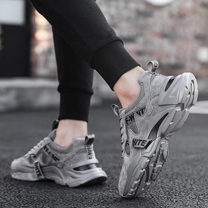 Men Spring Summer Breathable High Top Walking Sports Sneakers