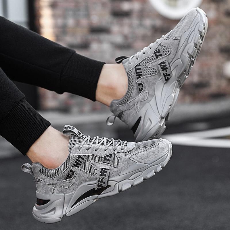 Men Spring Summer Breathable High Top Walking Sports Sneakers