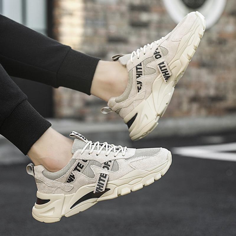 Men Spring Summer Breathable High Top Walking Sports Sneakers