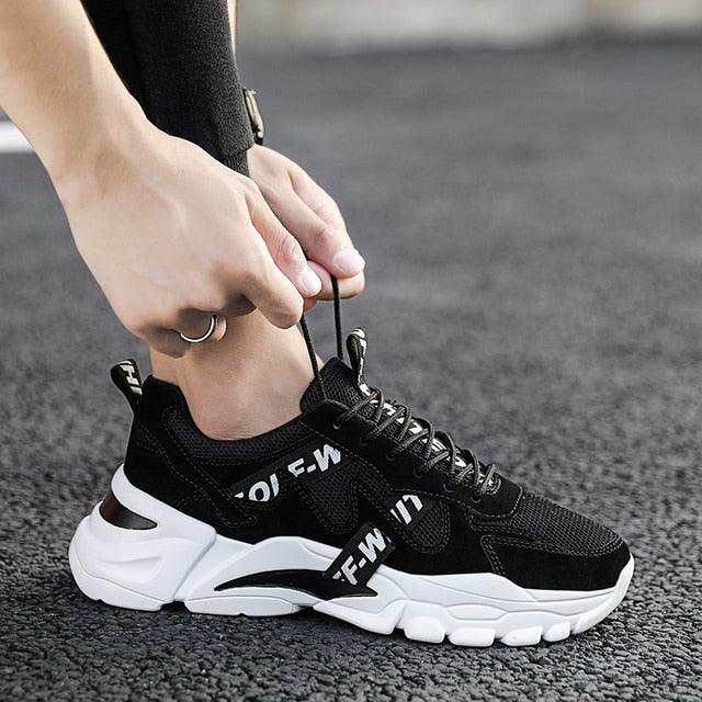 Men Spring Summer Breathable High Top Walking Sports Sneakers