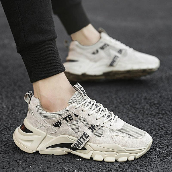 Men Spring Summer Breathable High Top Walking Sports Sneakers