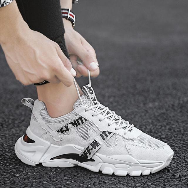 Men Spring Summer Breathable High Top Walking Sports Sneakers