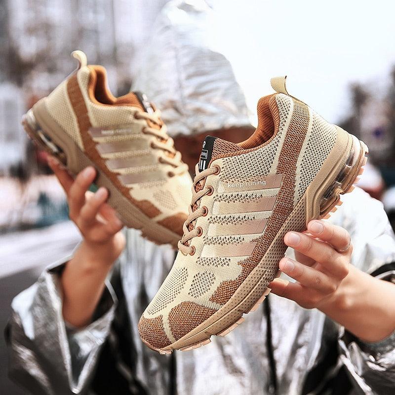Men Elegant Air Cushion Running Sneakers Breathable Athletic Shoes