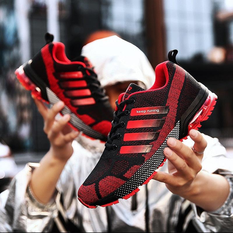 Men Elegant Air Cushion Running Sneakers Breathable Athletic Shoes
