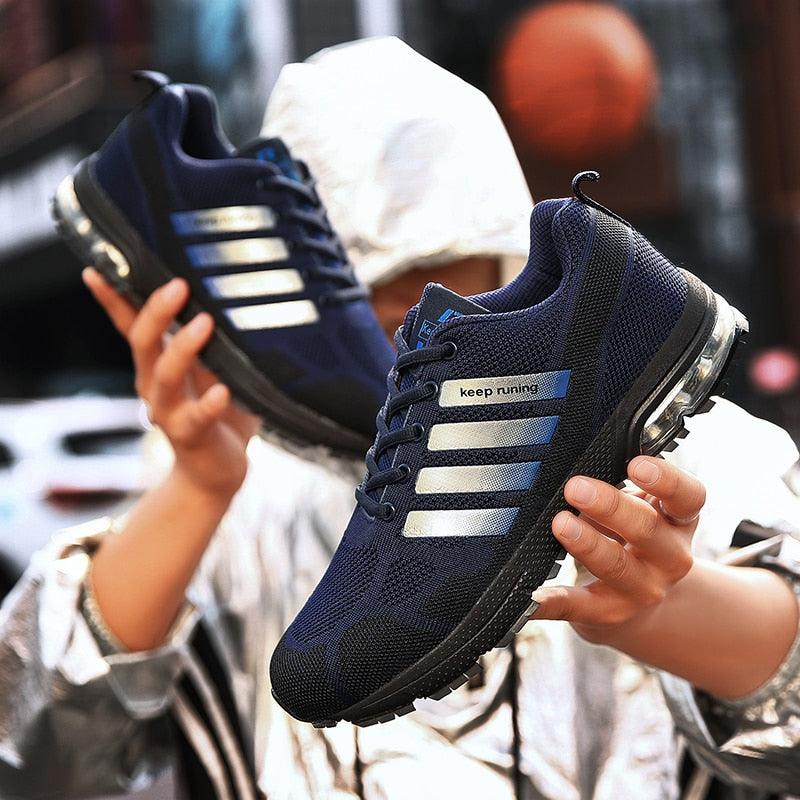 Men Elegant Air Cushion Running Sneakers Breathable Athletic Shoes