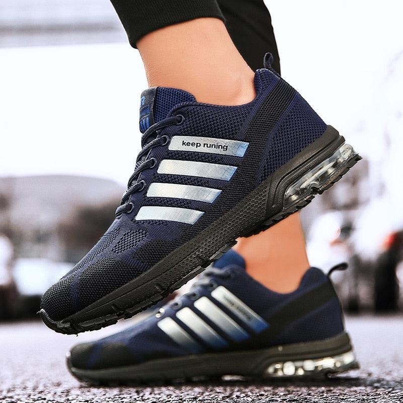 Men Elegant Air Cushion Running Sneakers Breathable Athletic Shoes