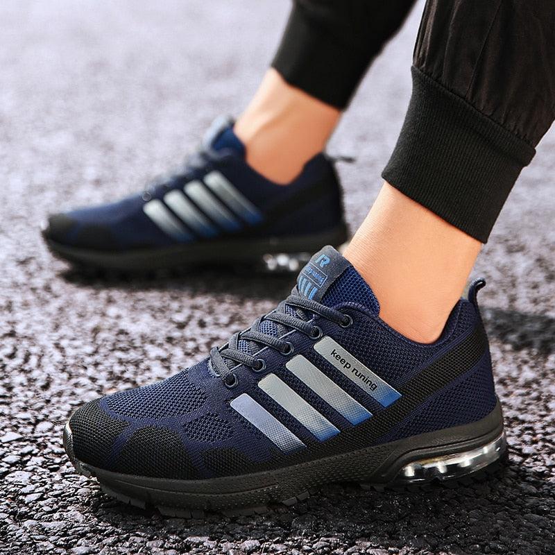 Men Elegant Air Cushion Running Sneakers Breathable Athletic Shoes