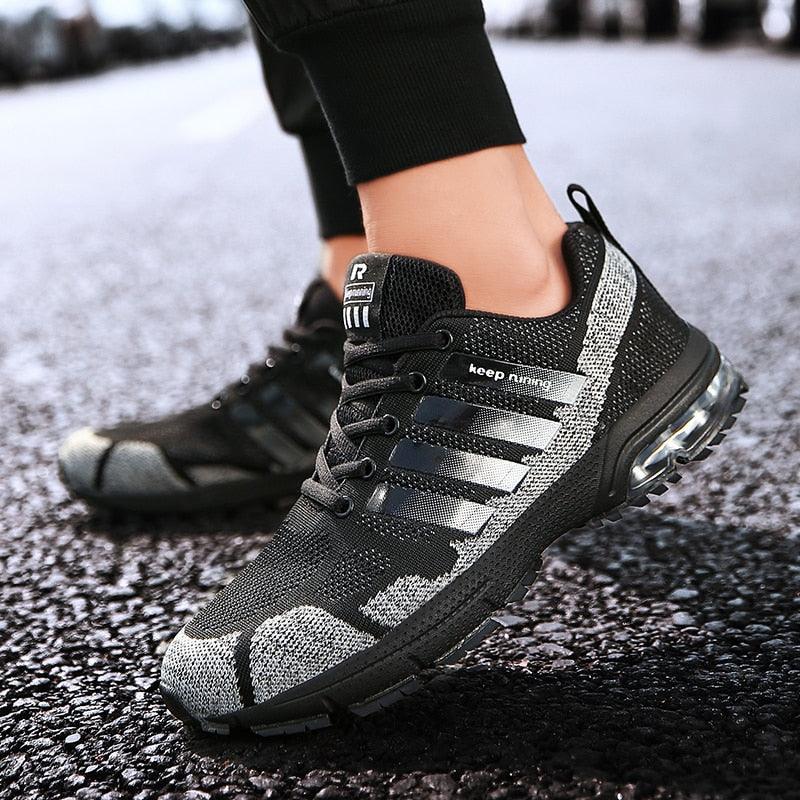 Men Elegant Air Cushion Running Sneakers Breathable Athletic Shoes