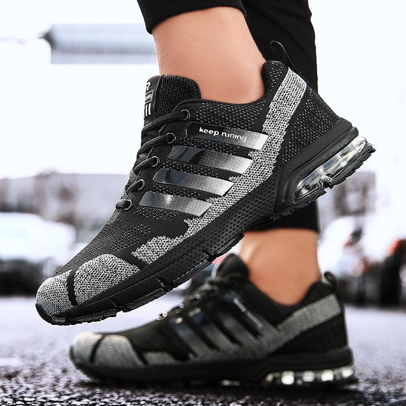 Men Elegant Air Cushion Running Sneakers Breathable Athletic Shoes