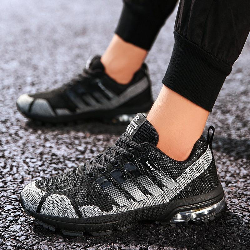 Men Elegant Air Cushion Running Sneakers Breathable Athletic Shoes