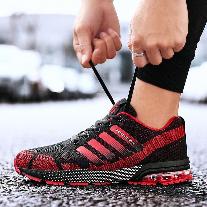 Men Elegant Air Cushion Running Sneakers Breathable Athletic Shoes