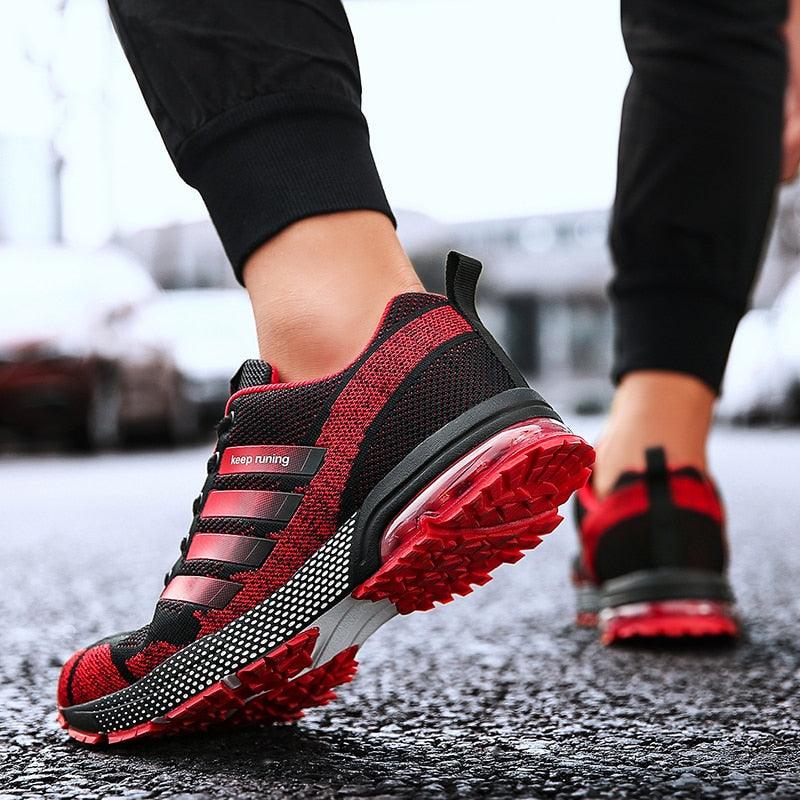 Men Elegant Air Cushion Running Sneakers Breathable Athletic Shoes