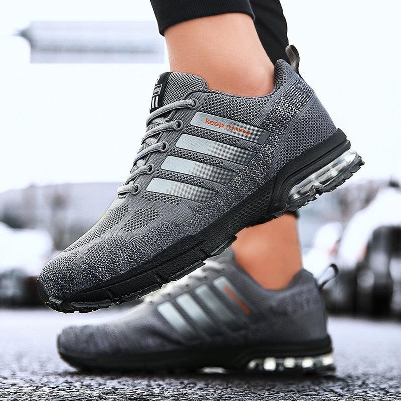 Men Elegant Air Cushion Running Sneakers Breathable Athletic Shoes