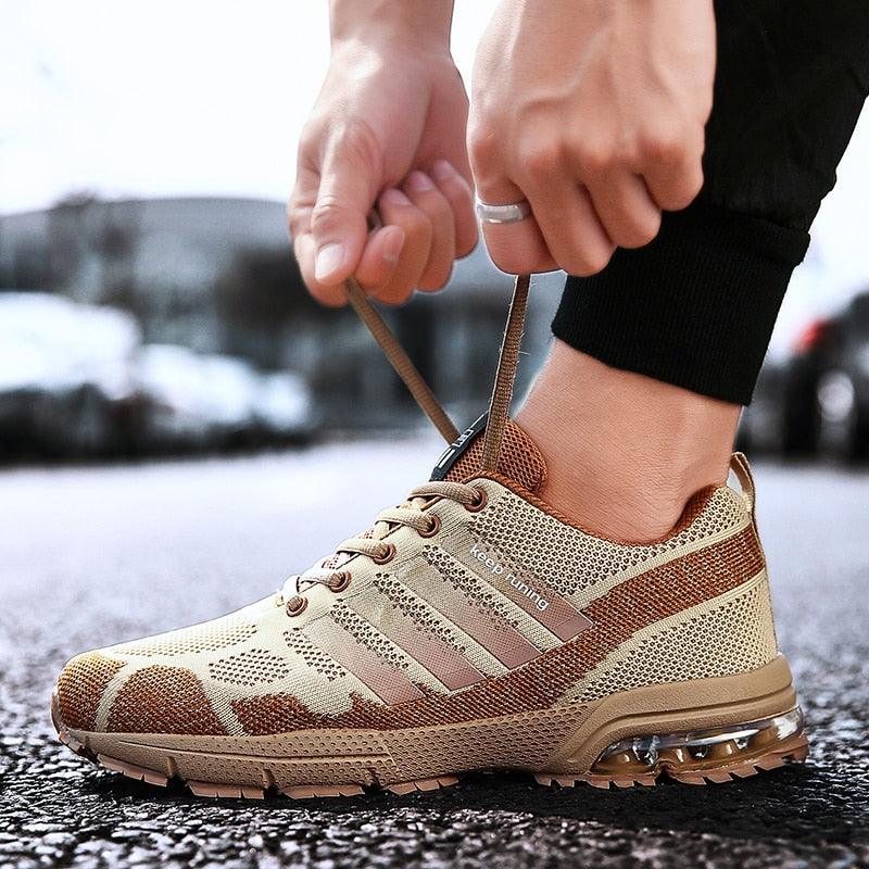 Men Elegant Air Cushion Running Sneakers Breathable Athletic Shoes
