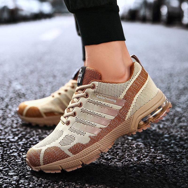 Men Elegant Air Cushion Running Sneakers Breathable Athletic Shoes