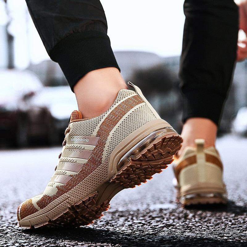 Men Elegant Air Cushion Running Sneakers Breathable Athletic Shoes