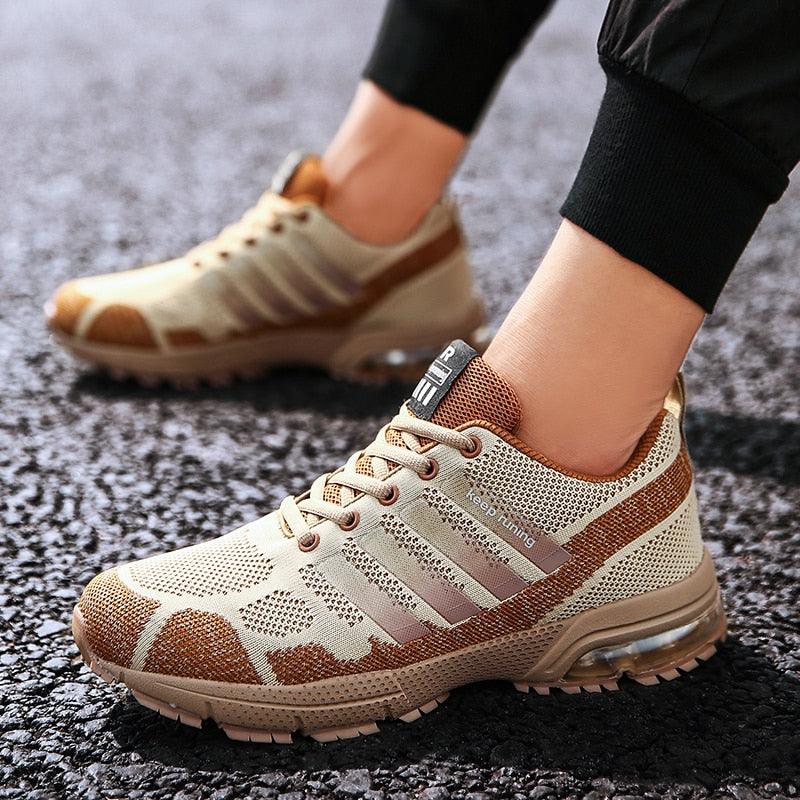 Men Elegant Air Cushion Running Sneakers Breathable Athletic Shoes