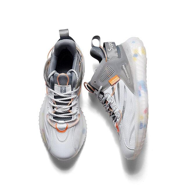 Men Summer Breathable Mesh Running Shoes Lightweight Training Sneakers