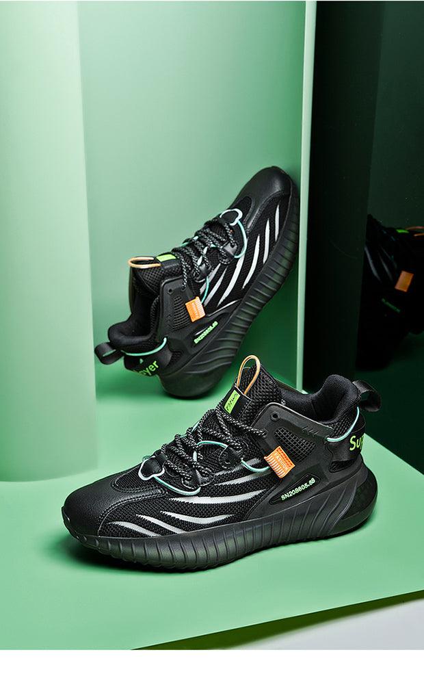 Men Summer Breathable Mesh Running Shoes Lightweight Training Sneakers