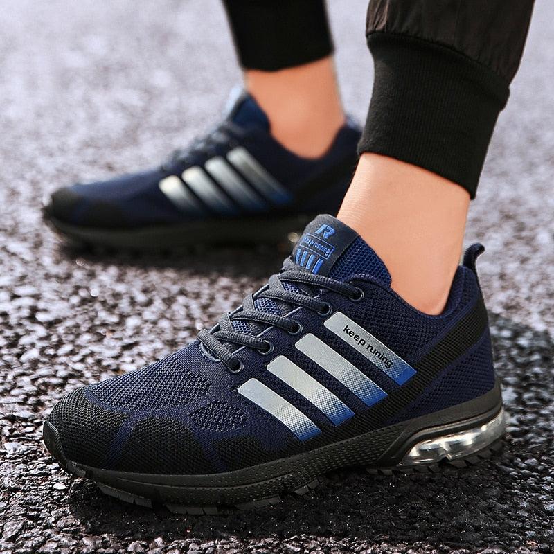 Men Elegant Air Cushion Running Sneakers Breathable Athletic Shoes