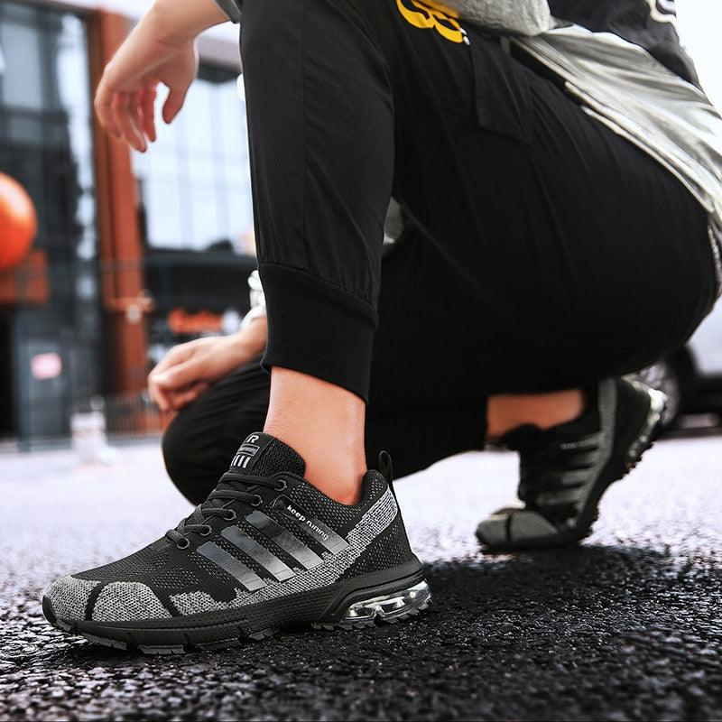 Men Elegant Air Cushion Running Sneakers Breathable Athletic Shoes
