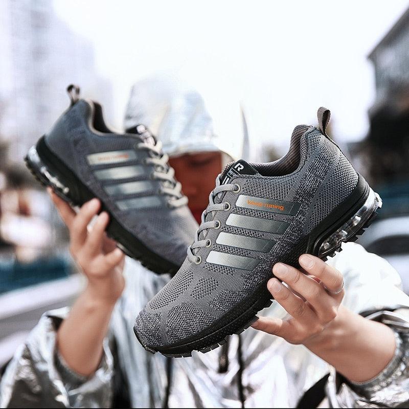 Men Elegant Air Cushion Running Sneakers Breathable Athletic Shoes