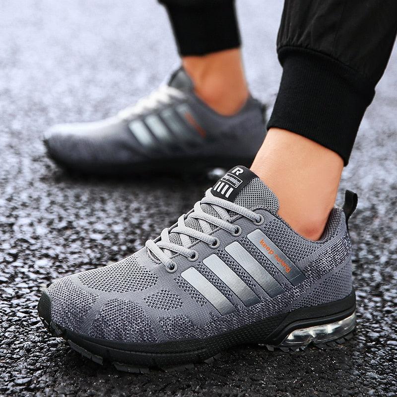Men Elegant Air Cushion Running Sneakers Breathable Athletic Shoes