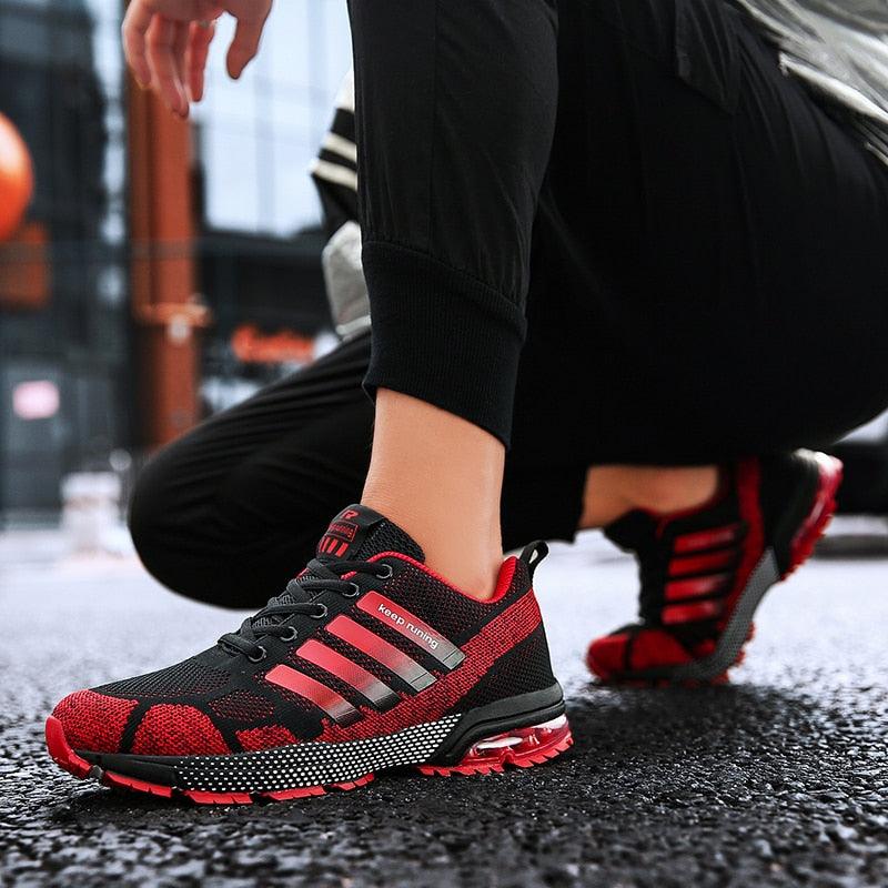 Men Elegant Air Cushion Running Sneakers Breathable Athletic Shoes