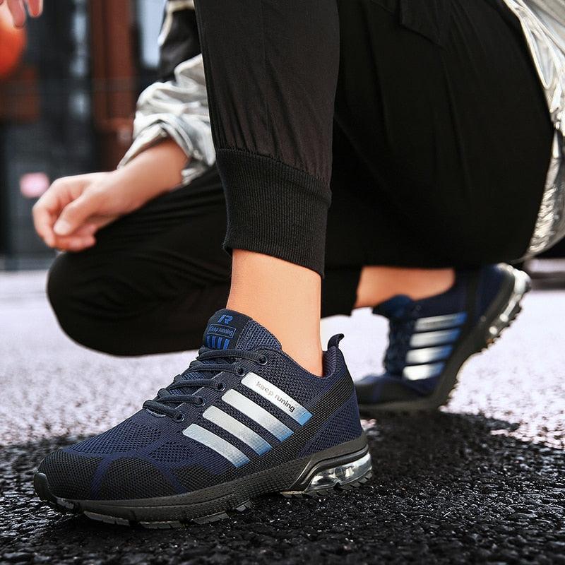 Men Elegant Air Cushion Running Sneakers Breathable Athletic Shoes