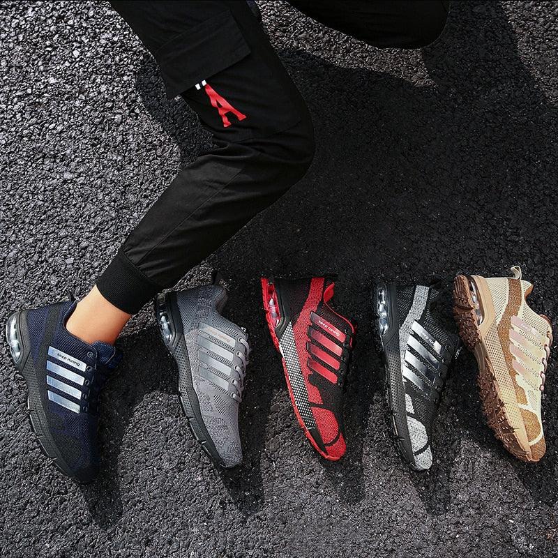 Men Elegant Air Cushion Running Sneakers Breathable Athletic Shoes