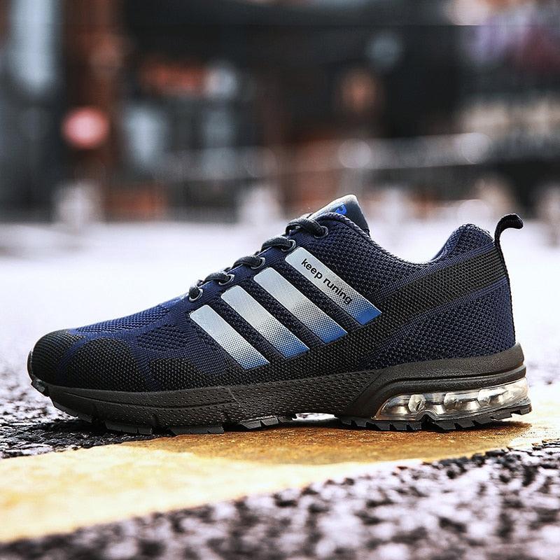 Men Elegant Air Cushion Running Sneakers Breathable Athletic Shoes