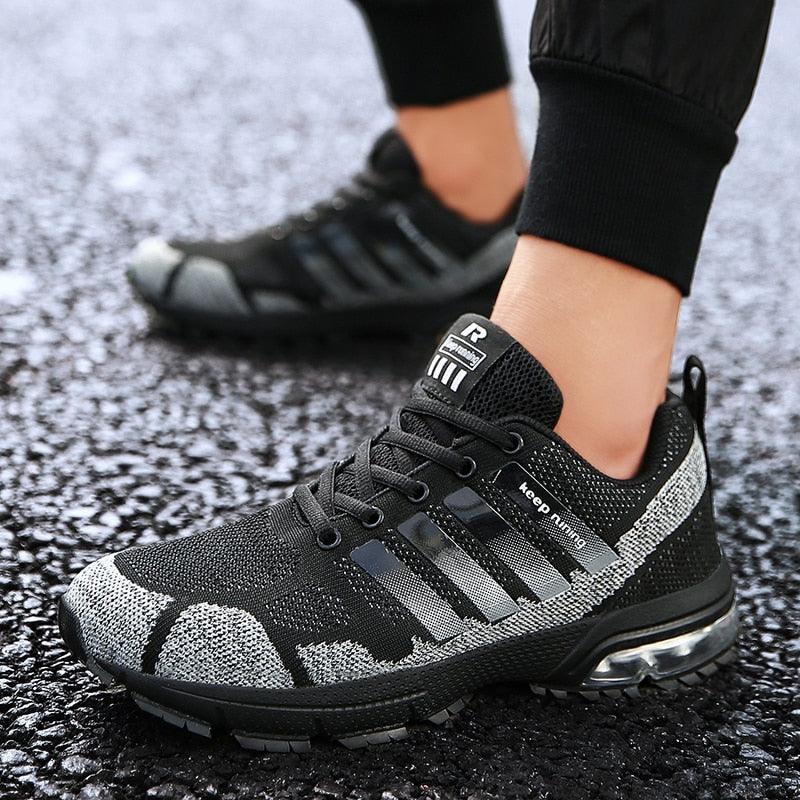 Men Elegant Air Cushion Running Sneakers Breathable Athletic Shoes