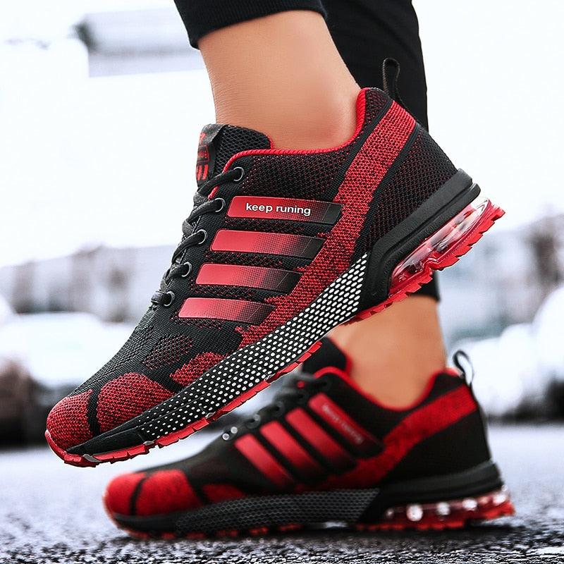 Men Elegant Air Cushion Running Sneakers Breathable Athletic Shoes