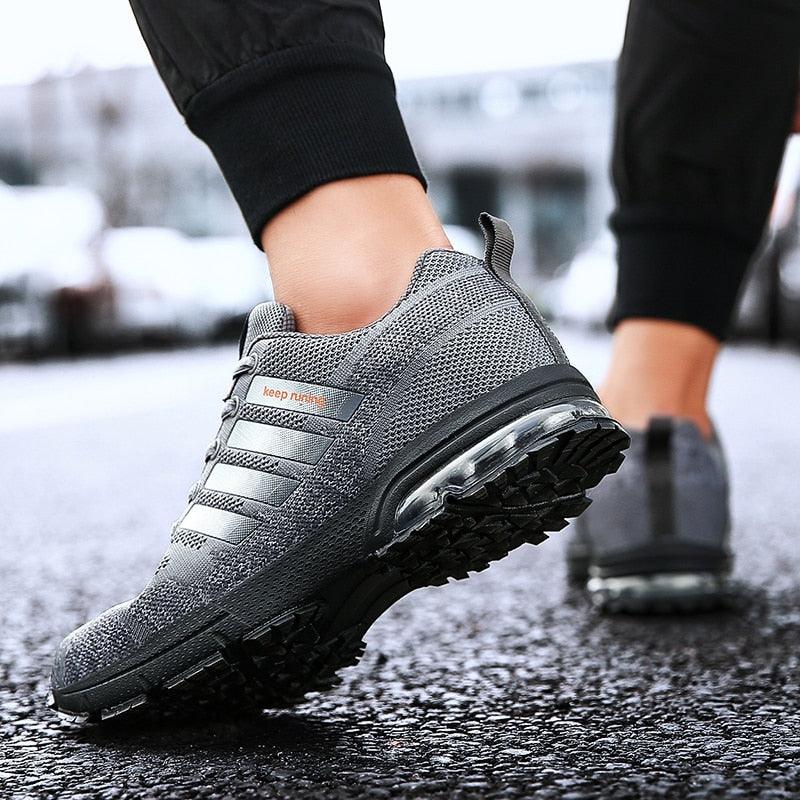 Men Elegant Air Cushion Running Sneakers Breathable Athletic Shoes