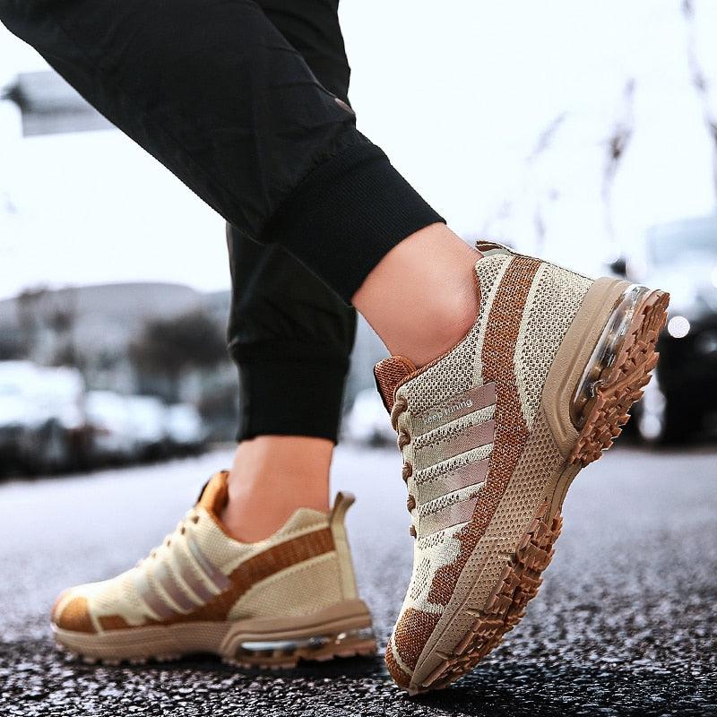 Men Elegant Air Cushion Running Sneakers Breathable Athletic Shoes