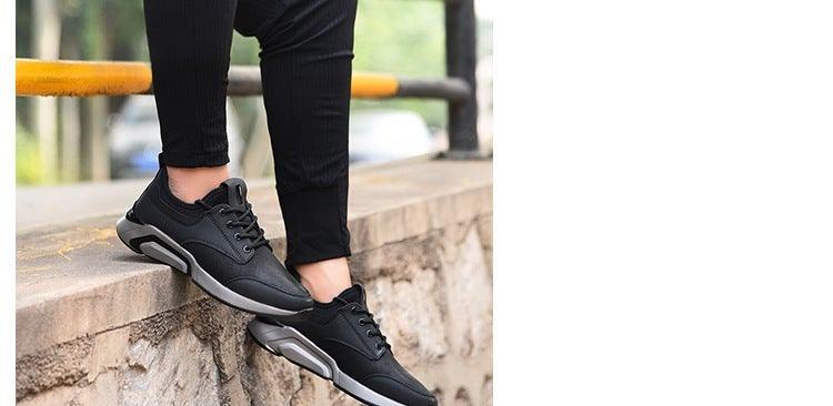 Men Black Lightweight Running Sneakers Casual Gym Walking Shoes