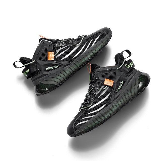 Men Summer Breathable Mesh Running Shoes Lightweight Training Sneakers